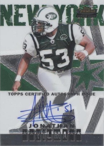 2004 Topps Finest Jonathan Vilma #116