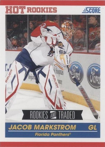 2010-11 Score Rookies & Traded - Jacob Markstrom #609