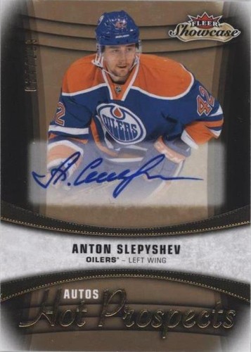 2015-16 Upper Deck Fleer Showcase - Anton Slepyshev #139