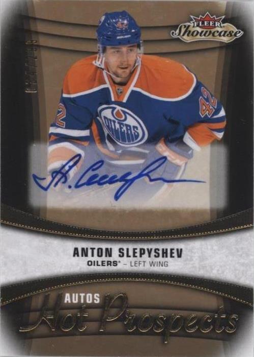 2015-16 Upper Deck Fleer Showcase - Anton Slepyshev #139