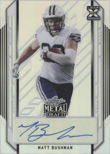 2021 Leaf Metal Draft Matt Bushman #BA-MB1