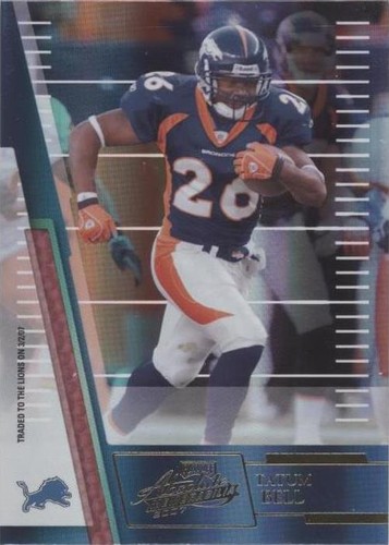 2007 Playoff Absolute Memorabilia Tatum Bell #32