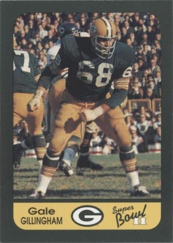1991 Champion Cards Green Bay Packers Super Bowl II 25th Anniversary Gale Gillingham #38