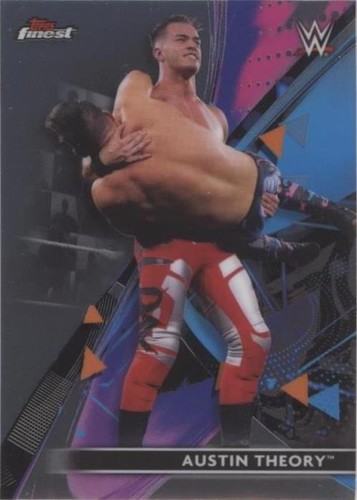 2021 Topps Finest WWE - Austin Theory #77