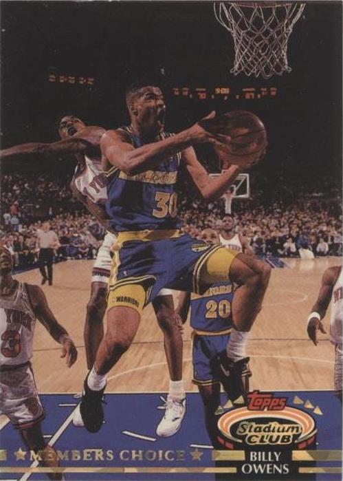 Topps Stadium Club 1992-93 - Billy Owens #195