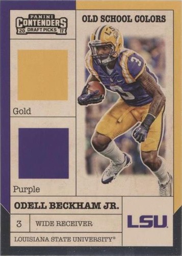 2017 Panini Contenders Draft Picks Odell Beckham Jr. #9