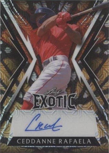 2023 Leaf Exotic - Ceddanne Rafaela #BA-CR1