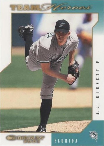 2003 Donruss Team Heroes - A. J. Burnett #206