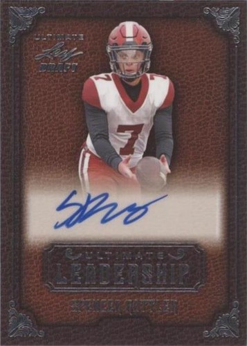 2022 Leaf Ultimate Draft Spencer Rattler #UL-SR1