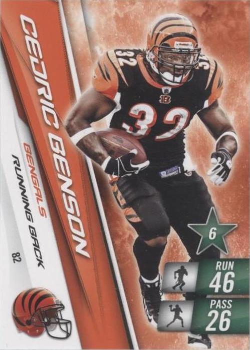 2010 Adrenalyn XL Cedric Benson #82
