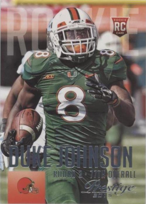 2015 Panini Prestige Duke Johnson #235