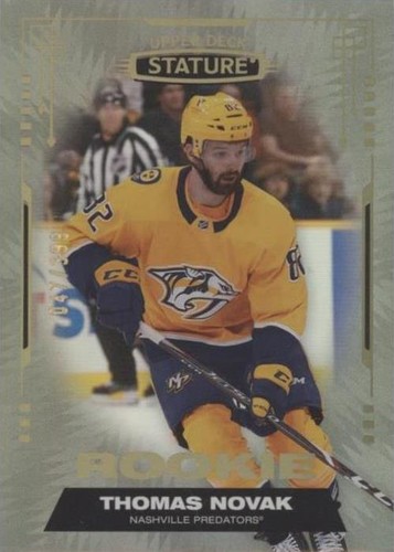 2021-22 Upper Deck Stature - Thomas Novak #159