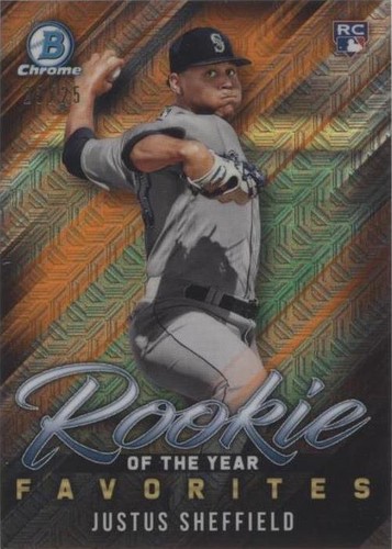 2019 Bowman - Justus Sheffield #ROYF-15