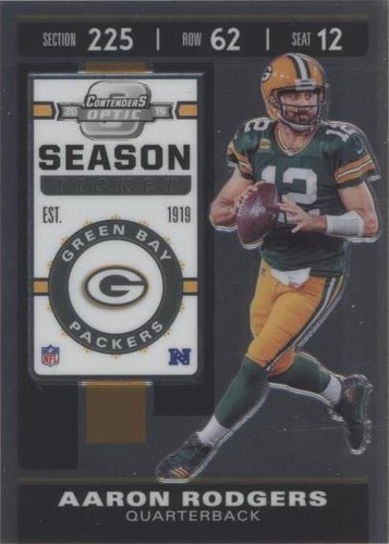 2019 Panini Contenders Optic Aaron Rodgers #59