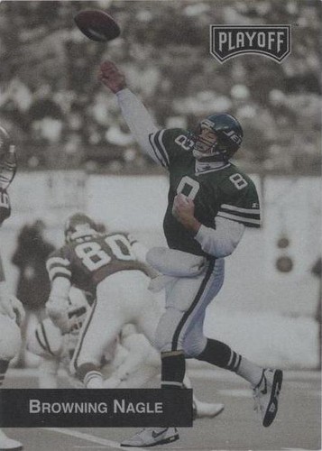 1993 Playoff Browning Nagle #92