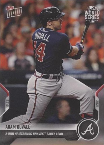 2021 Topps Now - Adam Duvall #1012