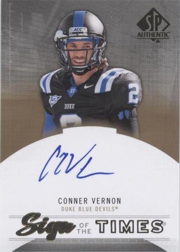 2013 SP Authentic Conner Vernon #ST-CV