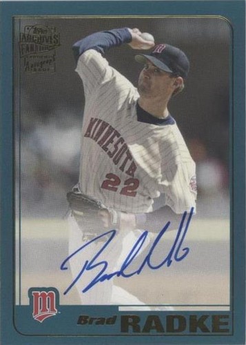 2018 Topps Archives - Brad Radke #FFA-BR