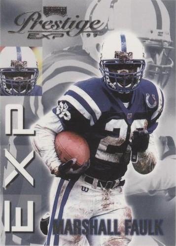 1999 Playoff Prestige EXP Marshall Faulk #EX85