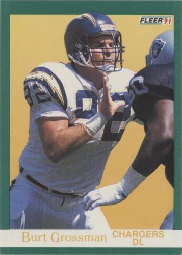 1991 Fleer Burt Grossman #175