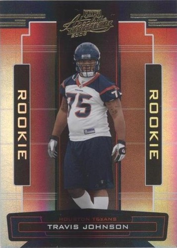 2005 Playoff Absolute Memorabilia Travis Johnson #155