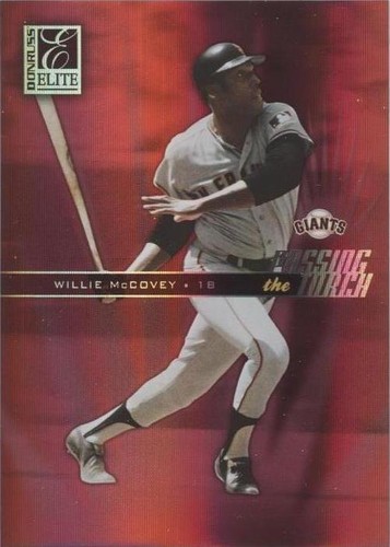 2004 Donruss Elite - Will Clark Willie McCovey #PT-32