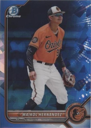 2022 Bowman Chrome Draft Sapphire Edition - Maikol Hernandez #BDC-106