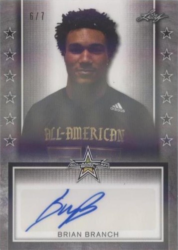 2020 Leaf Metal U.S. Army All-American Bowl Brian Branch #ATA-BB1