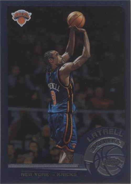 2002-03 Topps Chrome - Latrell Sprewell #107