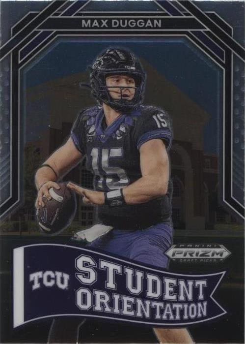 2023 Panini Prizm Draft Picks Max Duggan #SO-8