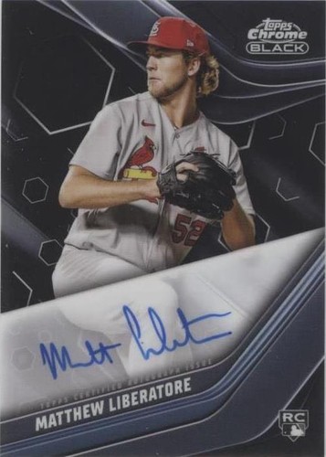 2023 Topps Chrome Black - Matthew Liberatore #CBA-ML