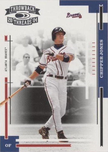 2004 Donruss Throwback Threads - Chipper Jones #17