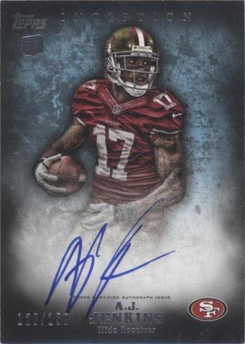 2012 Topps Inception A.J. Jenkins #109