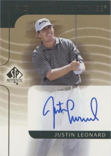 2003 SP Authentic - Justin Leonard #JL