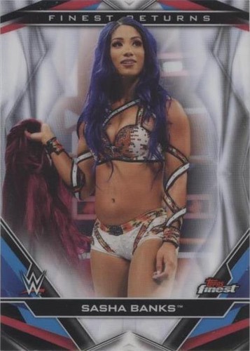 2020 Topps Finest WWE - Sasha Banks #R-18
