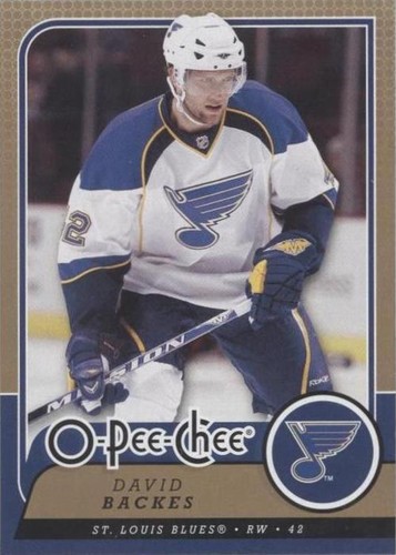 2008-09 O-Pee-Chee - David Backes #178