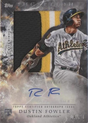 2018 Topps Inception - Dustin Fowler #IAJ-DF