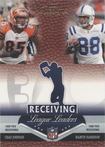 2007 Playoff Prestige Chad Johnson Marvin Harrison #LL-11