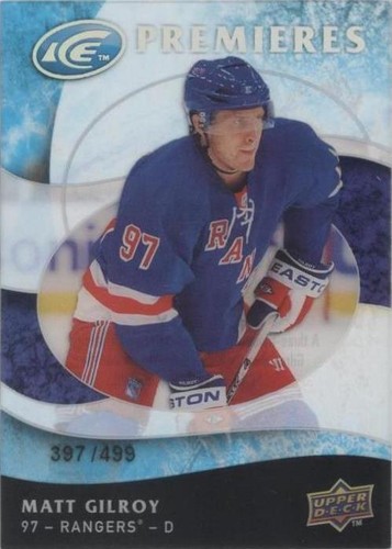 2009-10 Upper Deck Ice - Matt Gilroy #156