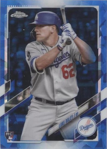 2021 Topps Chrome Update Series Sapphire Edition - Luke Raley #US7