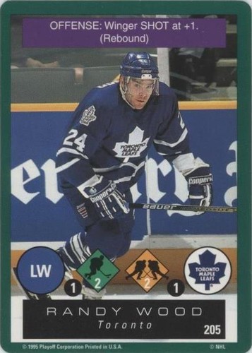 1995-96 Playoff One on One Challenge - Randy Wood #205