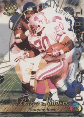 1996 Pacific Litho-Cel Barry Sanders #LITHO-36