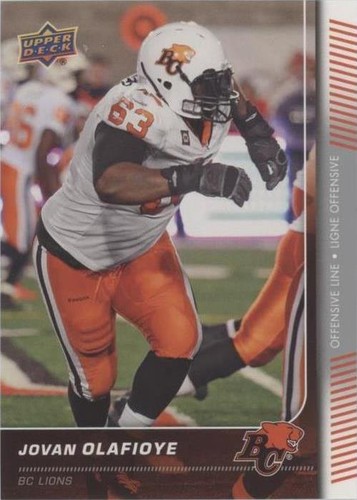 2015 Upper Deck CFL Jovan Olafioye #97