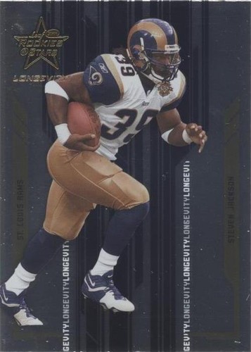 2005 Leaf Rookies & Stars Longevity Steven Jackson #87