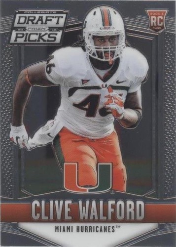 2015 Panini Prizm Collegiate Draft Picks Clive Walford #109