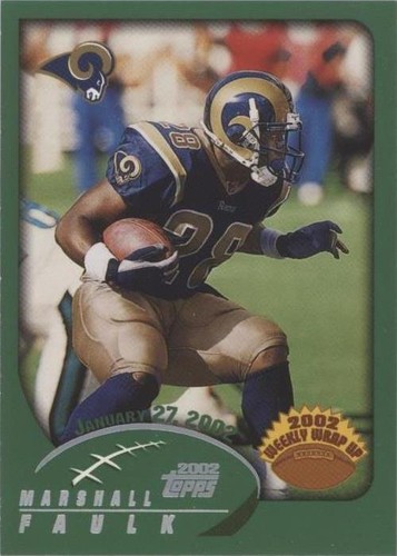 2002 Topps Marshall Faulk #310