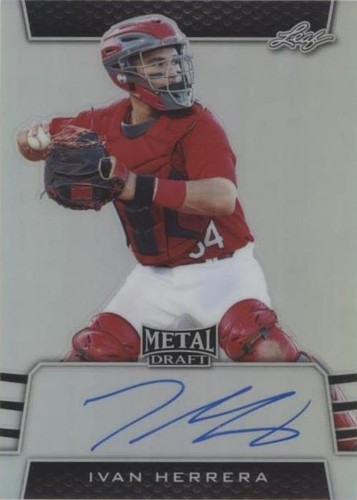 2019 Leaf Metal Draft - Ivan Herrera #BA-IH1