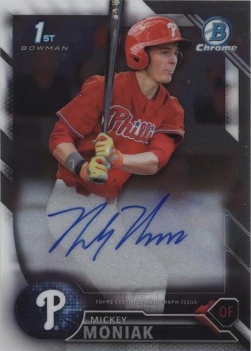 2016 Bowman Draft - Mickey Moniak #CDA-MM