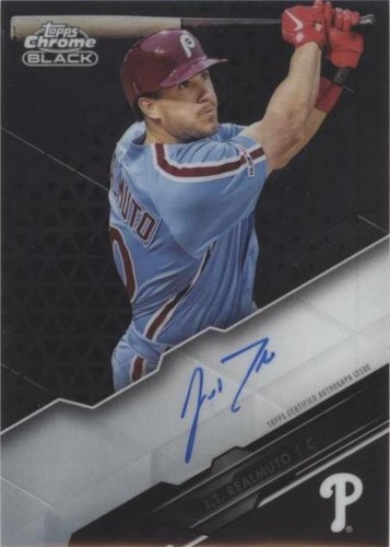 2020 Topps Chrome Black - J.T. Realmuto #CBA-JR
