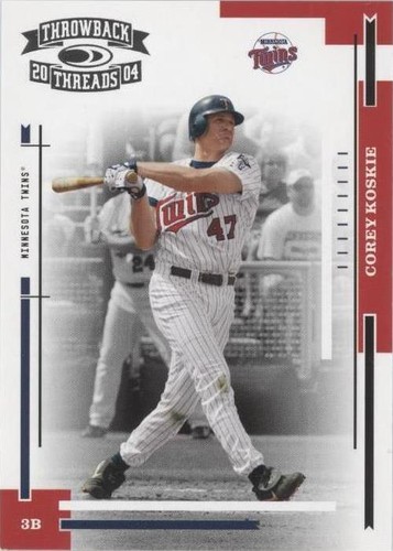 2004 Donruss Throwback Threads - Corey Koskie #110